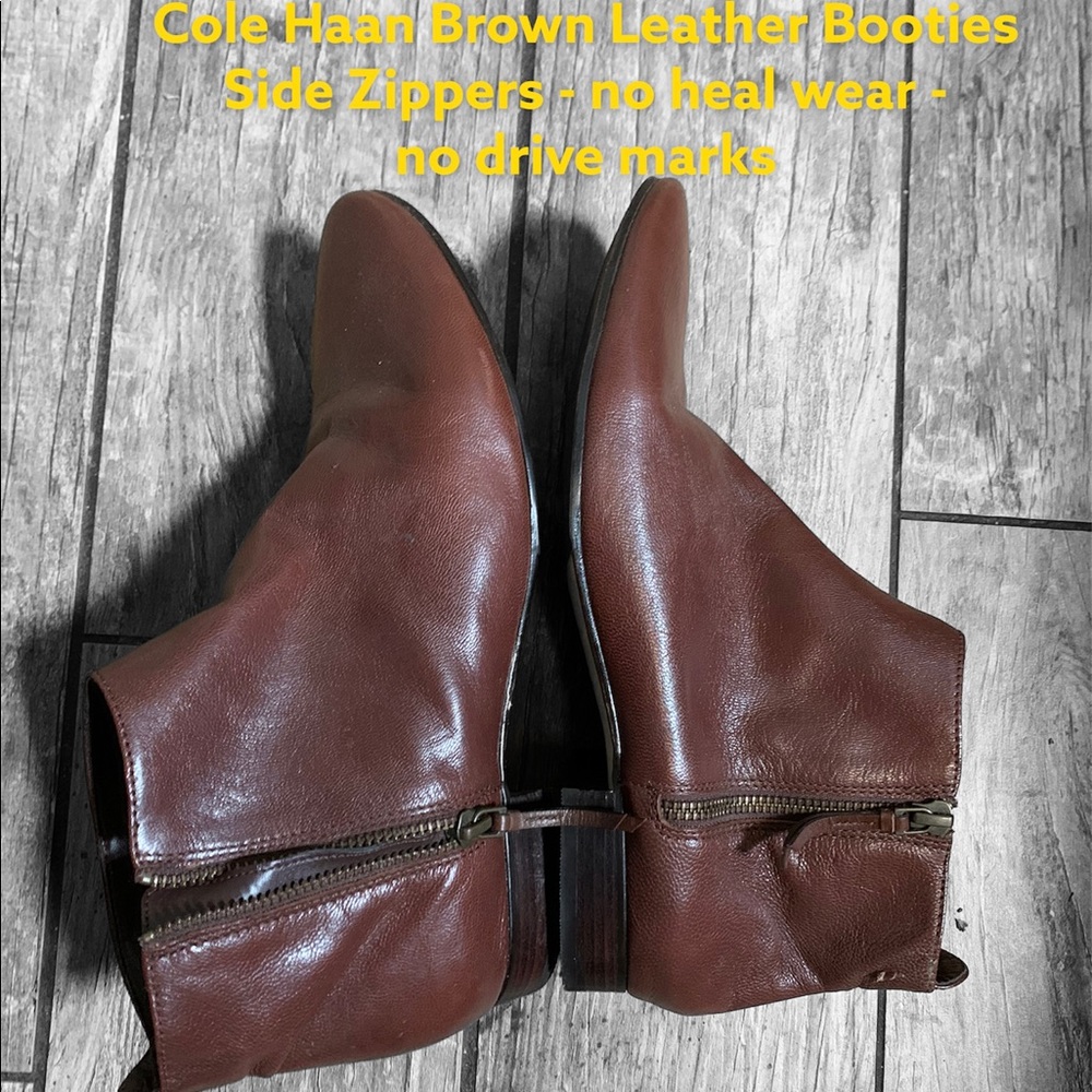 COLE HAAN BROWN BOOTIES